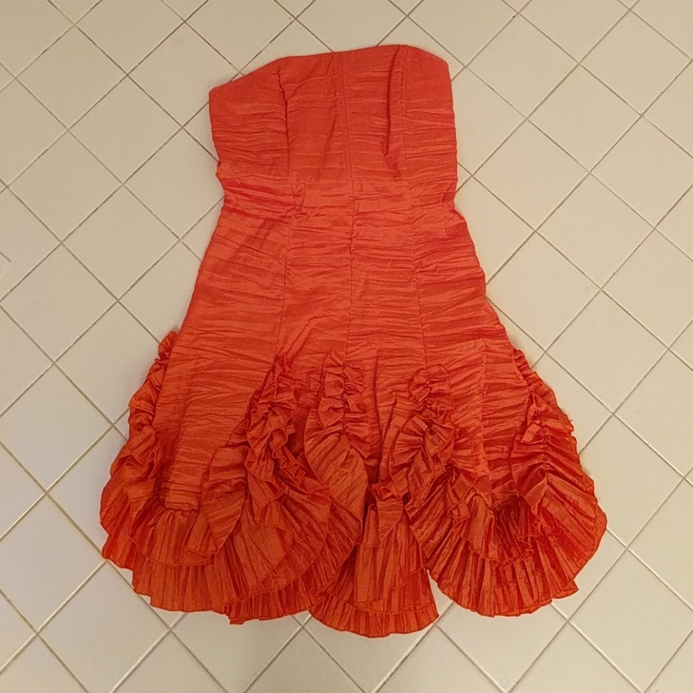 Orange dress